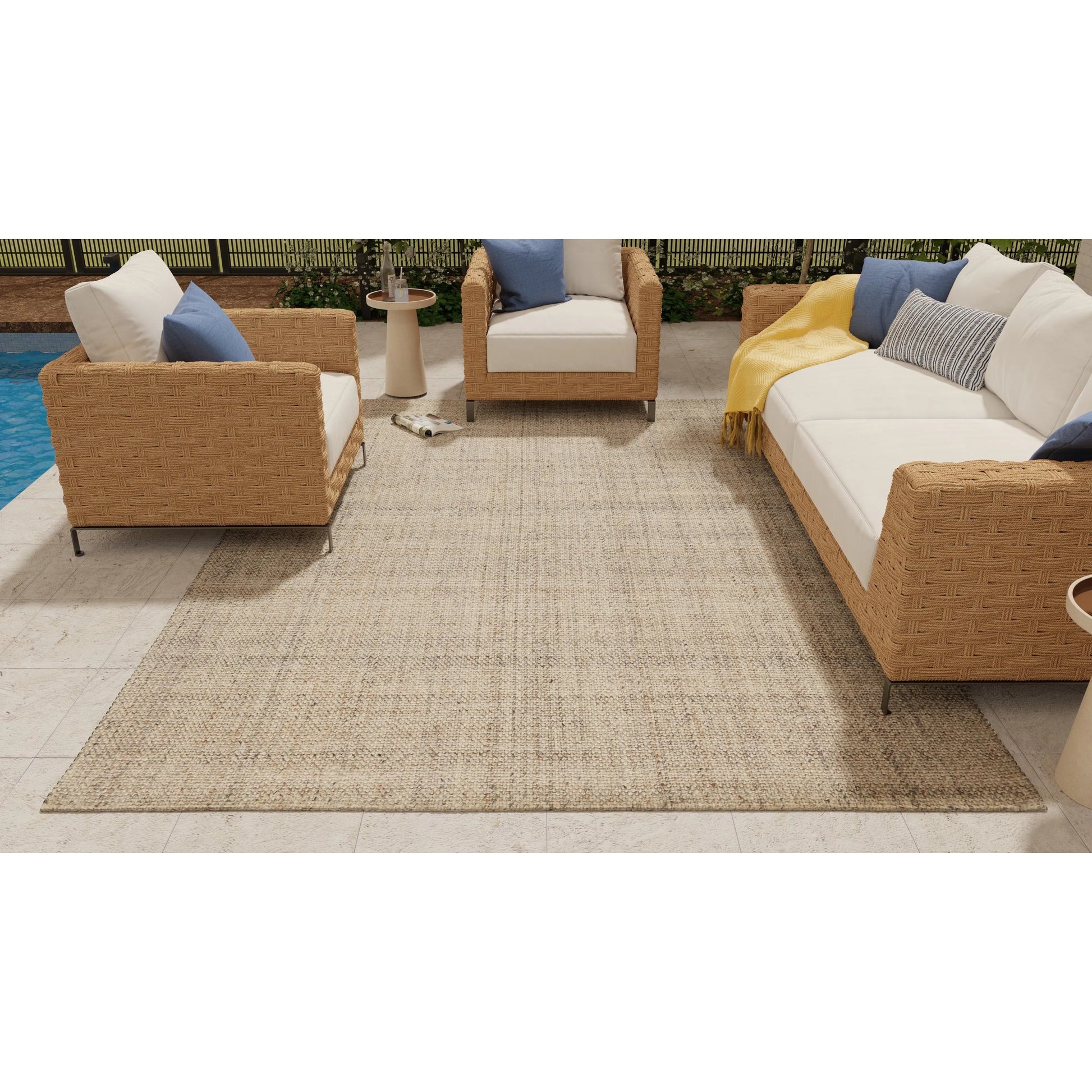 Naples Transitional Solid Rug - 0751F by Feizy. Made from polyester in a unique style.