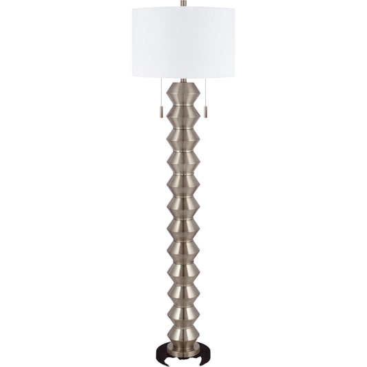 Olivet Accent Table Lamp by Livabliss. Made from iron, linen, polyester in a unique style.