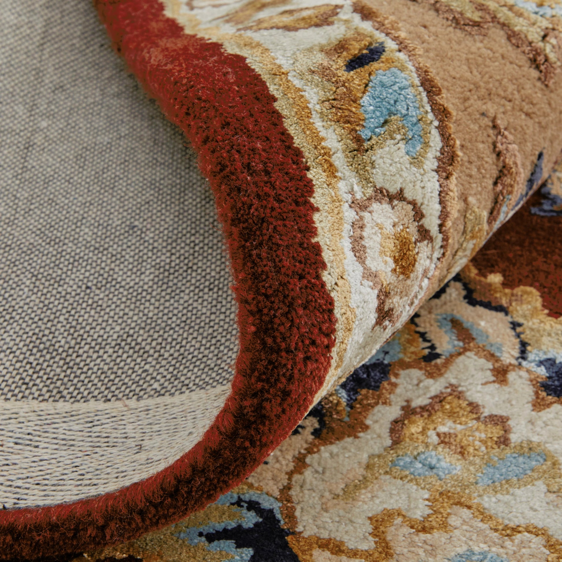 Prescott Traditional Oriental Rug - 8937F by Feizy. Made from viscose, wool in a unique style.