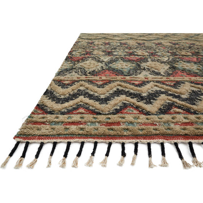 Owen OW-03 Rug by Loloi in indigo, sage. Made from jute, wool in a eclectic & global style.