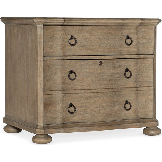 Corsica Lateral File Cabinet by Hooker Furniture. Made from acacia veneers in a traditional style.