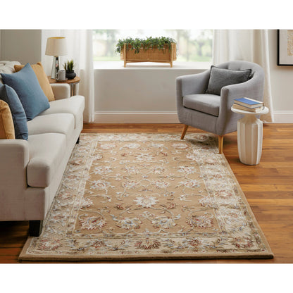 Prescott Traditional & Botanical Rug - 8939F by Feizy. Made from viscose, wool in a unique style.