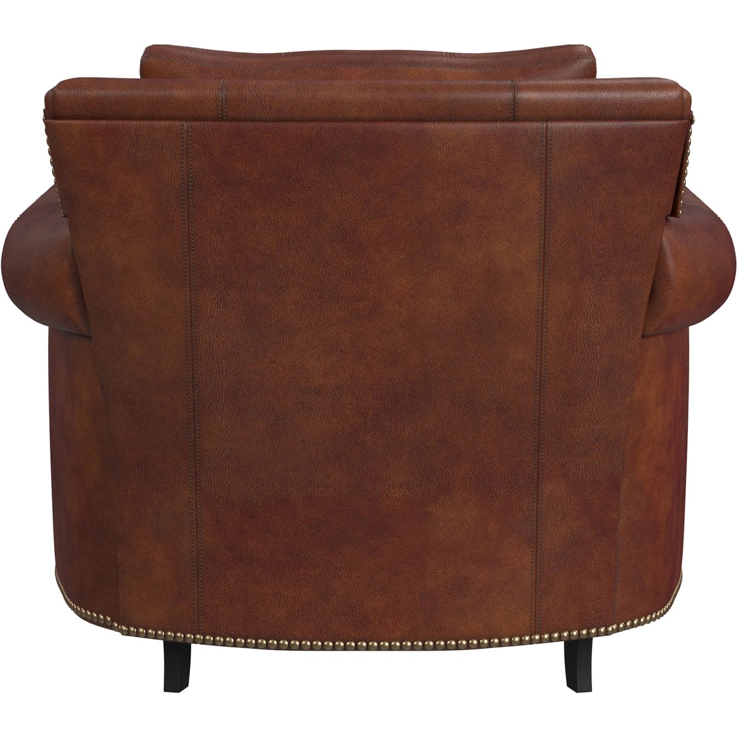 003 SI-2379451 | Additional Silo | Richardson Stationary Chair by Bradington-Young by Hooker Furniture in brown. Made from leather in a unique style.