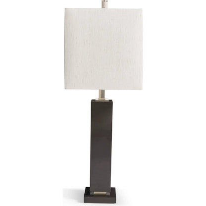 Terra Vertical Table Lamp by Jonathan Charles in natural straw. Made from main straw in a unique style.