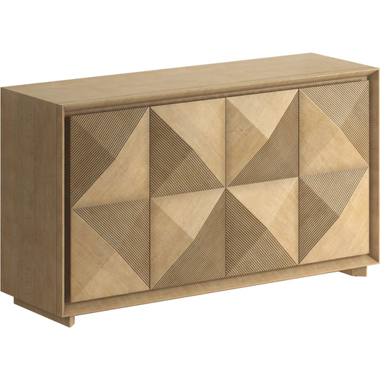 Loft Buffet by A.R.T. Furniture in natural maple. Made from poplar, rubberwood, figured maple veneer in a unique style.