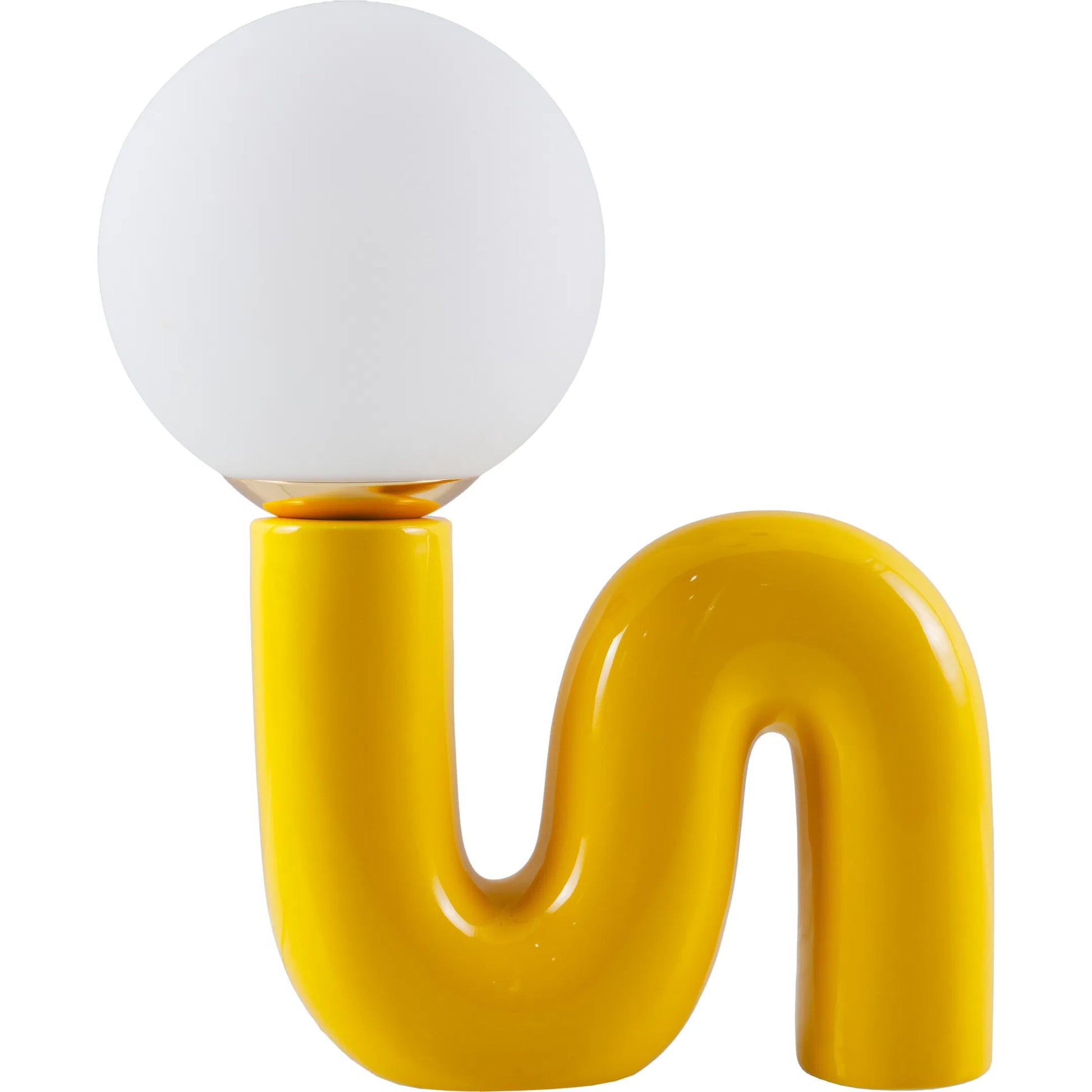 Oyri Accent Table Lamp by Livabliss in glazed. Made from ceramic, glass, polystyrene in a eclectic & global style.