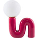 Oyri Accent Table Lamp by Livabliss in glazed. Made from ceramic, glass, polystyrene in a eclectic & global style.