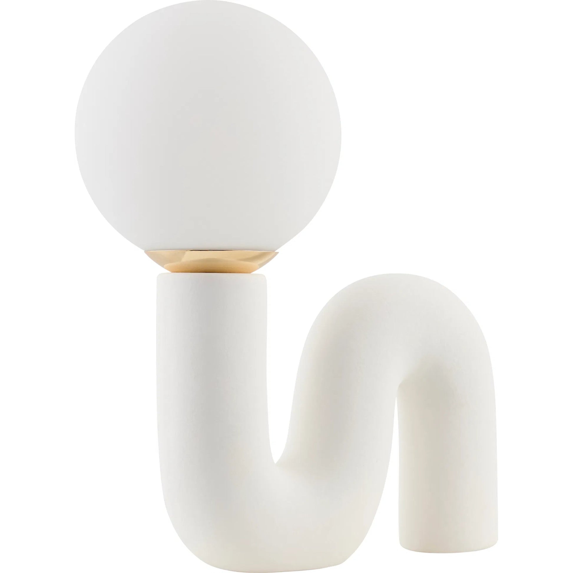 Oyri Accent Table Lamp by Livabliss in glazed. Made from ceramic, glass, polystyrene in a eclectic & global style.