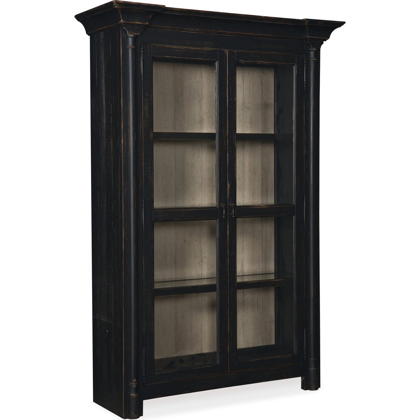 000 SI-1748667 | Primary Silo | Ciao Bella Display Cabinet by Hooker Furniture. Made from maple, pine veneers with glass in a traditional style.