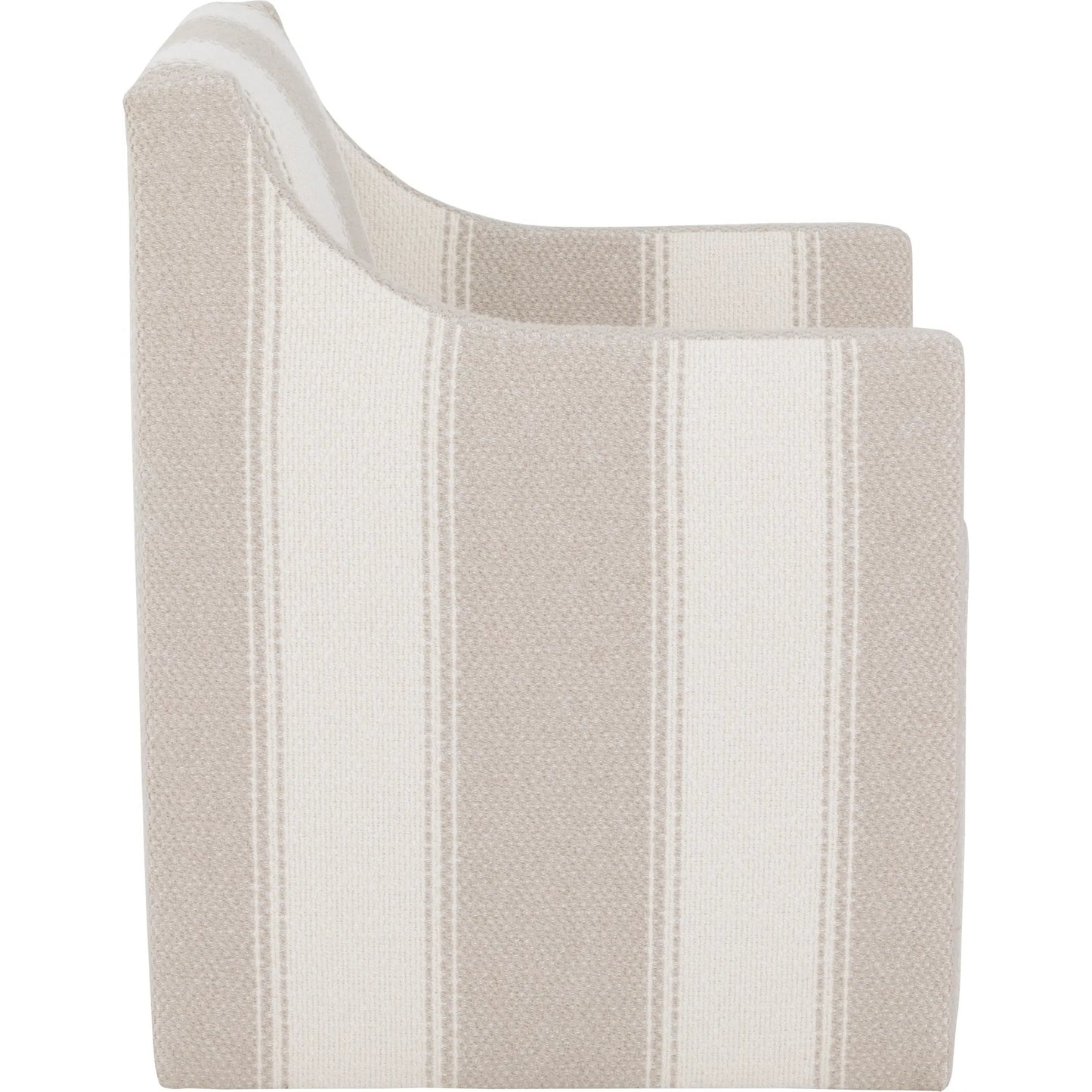 003 SI-2636142 | Additional Silo | Halston Arm Chair by Fairfield Chair in cream and oatmeal. Made from rubberwood solids in a unique style.