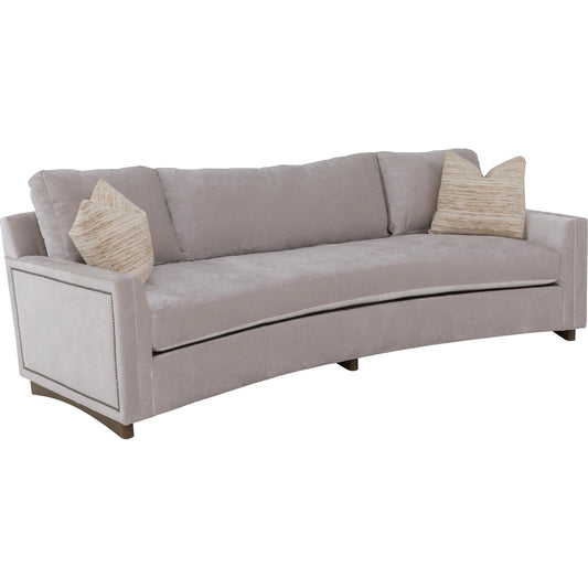 000 SI-2636143 | Primary Silo | Enzo Sofa w/2 Beach Contrast Pillows by Fairfield Chair in grey and platinum. Made from beech solids in a unique style.