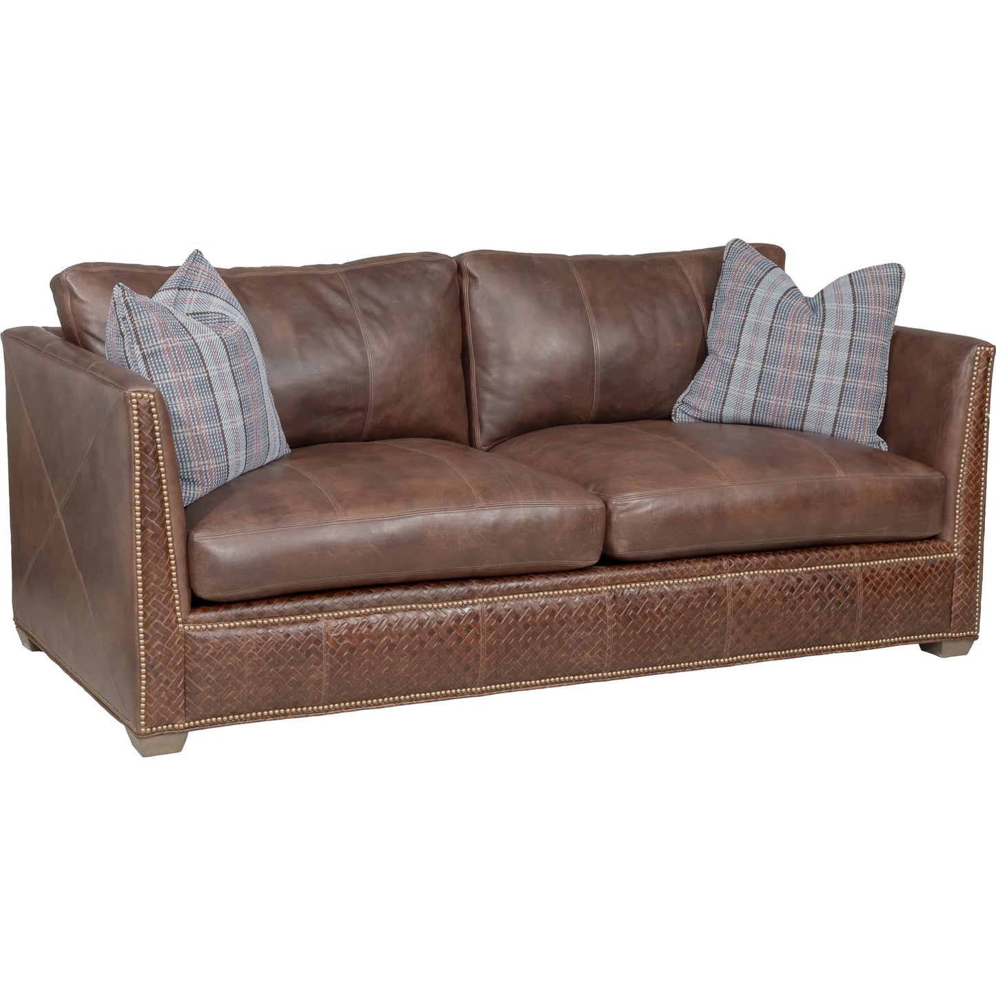 000 SI-2636145 | Primary Silo | Chesterfield Sofa by Fairfield Chair in brown and caramel. Made from beech solids in a unique style.