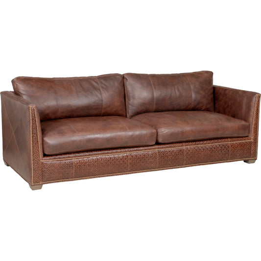 000 SI-2636147 | Primary Silo | Chesterfield Sofa by Fairfield Chair in brown and caramel. Made from beech solids in a unique style.
