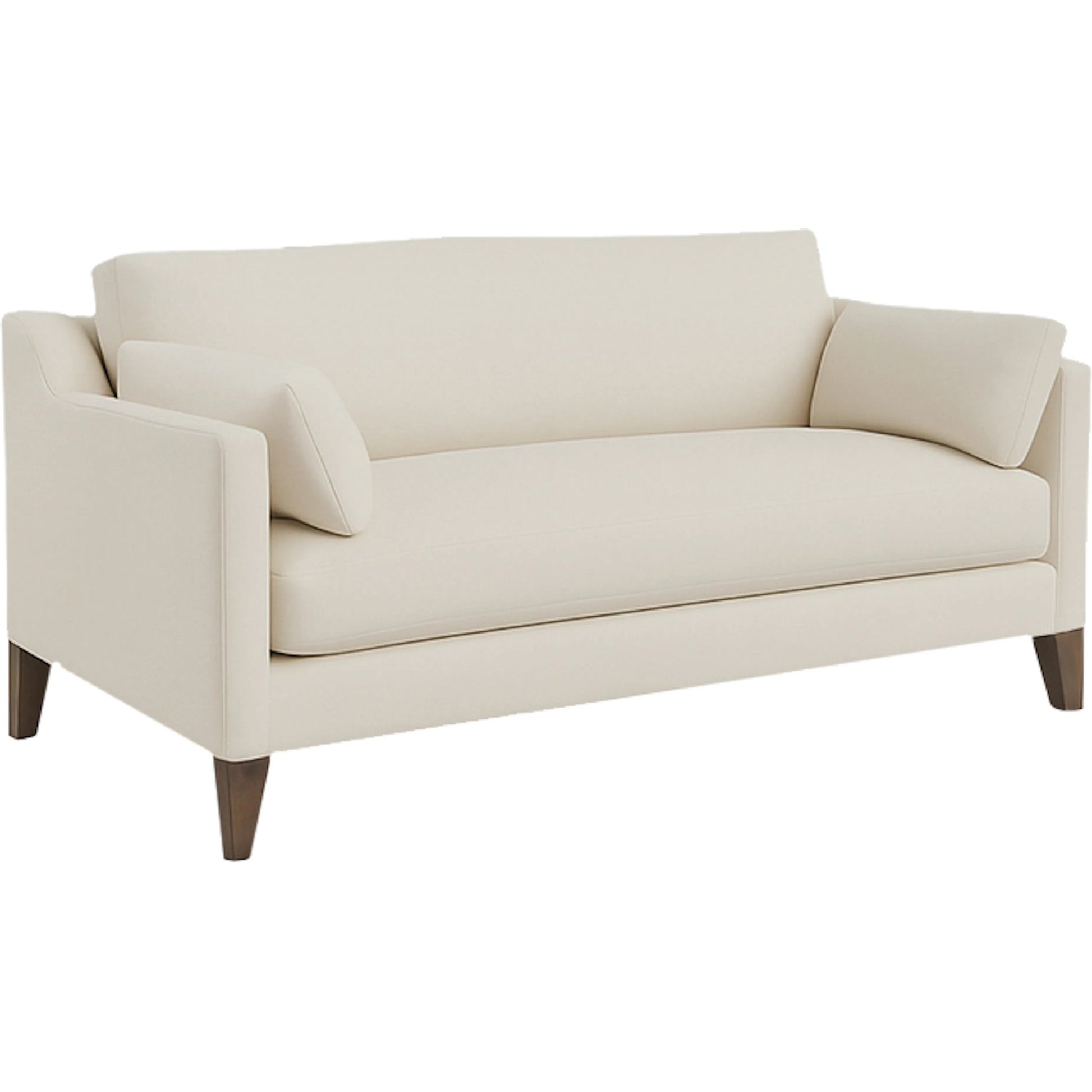 Dolce Demi-Sofa by Fairfield Chair. Made from beech solids in a unique style.