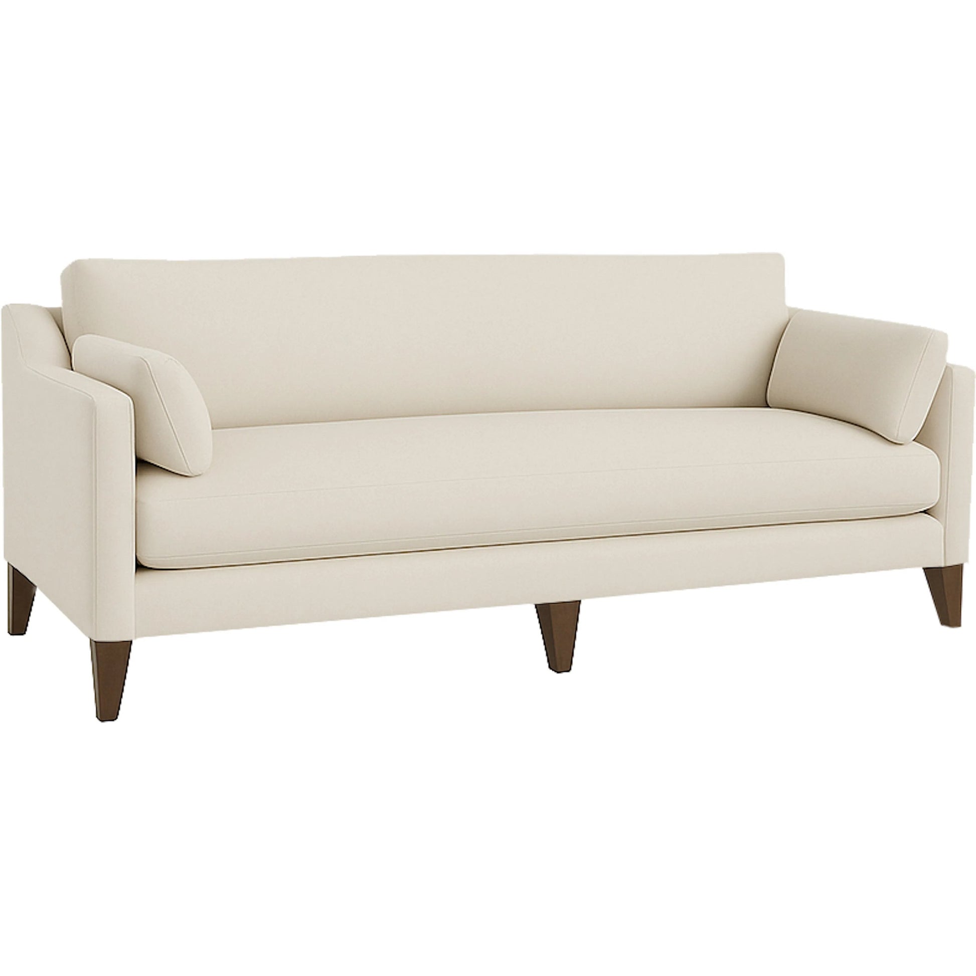 Dolce Sofa by Fairfield Chair. Made from beech solids in a unique style.