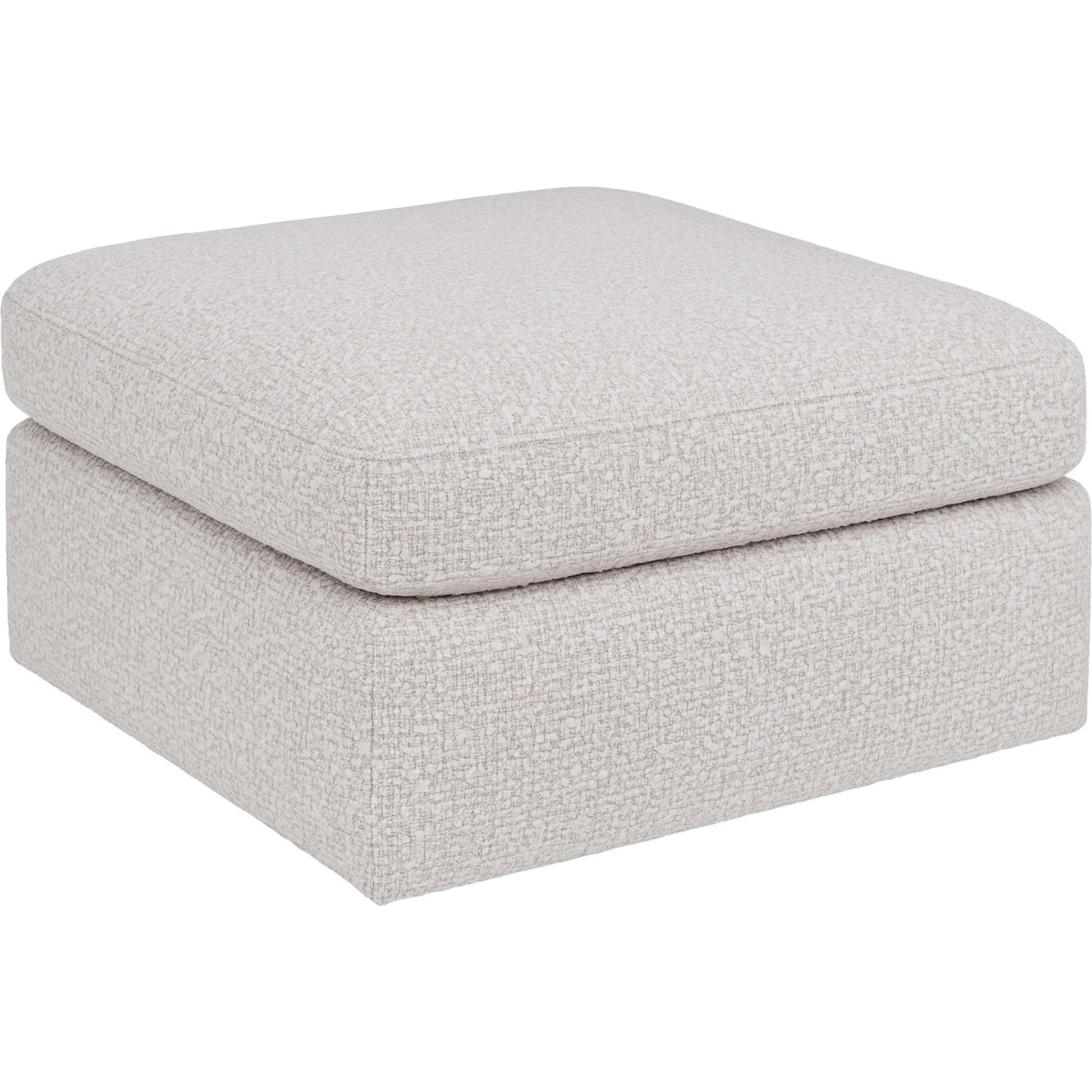 Banks Ottoman by Fairfield Chair in cream and cream. Made from unique in a unique style.