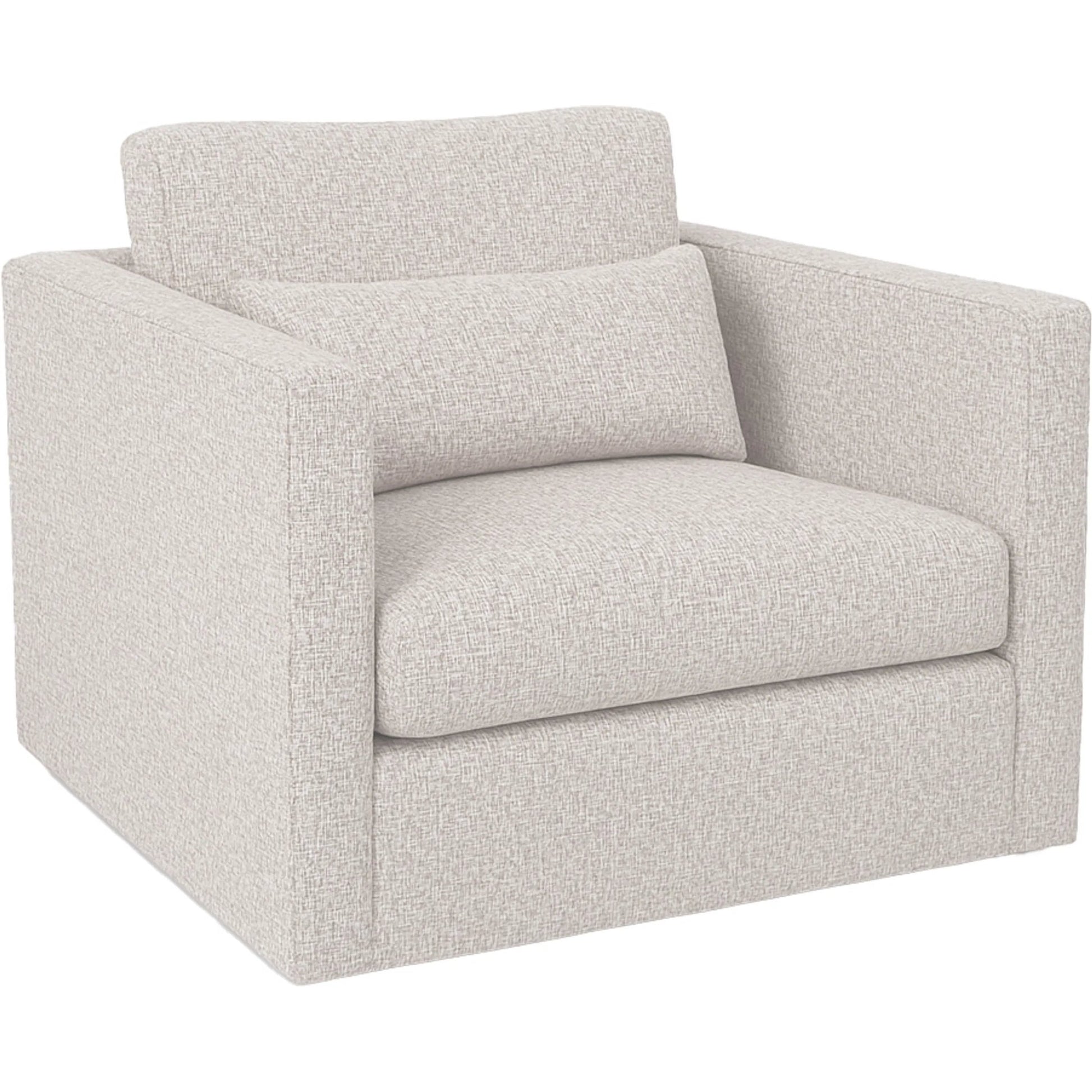 Banks Swivel Chair by Fairfield Chair in cream and cream. Made from unique in a unique style.