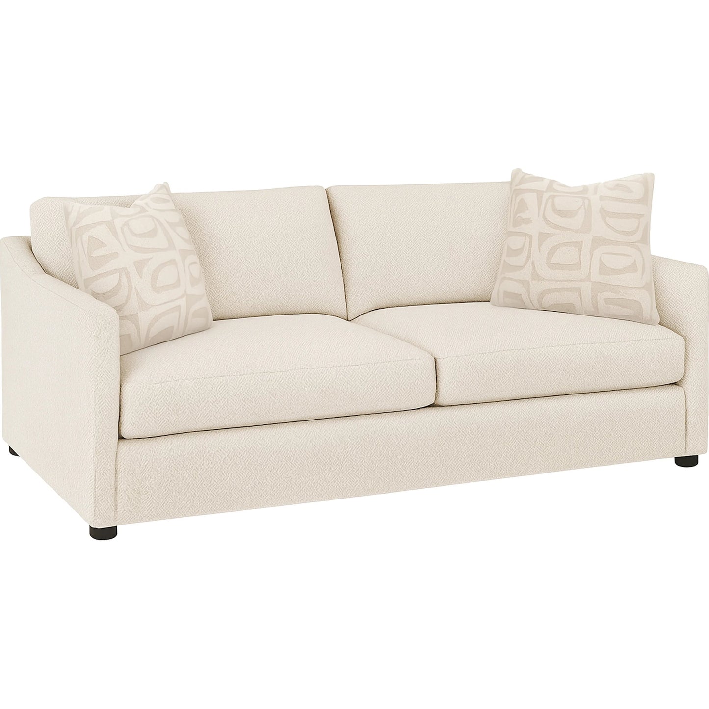 001 SI-2636171 | Primary Silo | Beckett Demi-Sofa by Fairfield Chair in cream and bisque. Made from unique in a unique style.