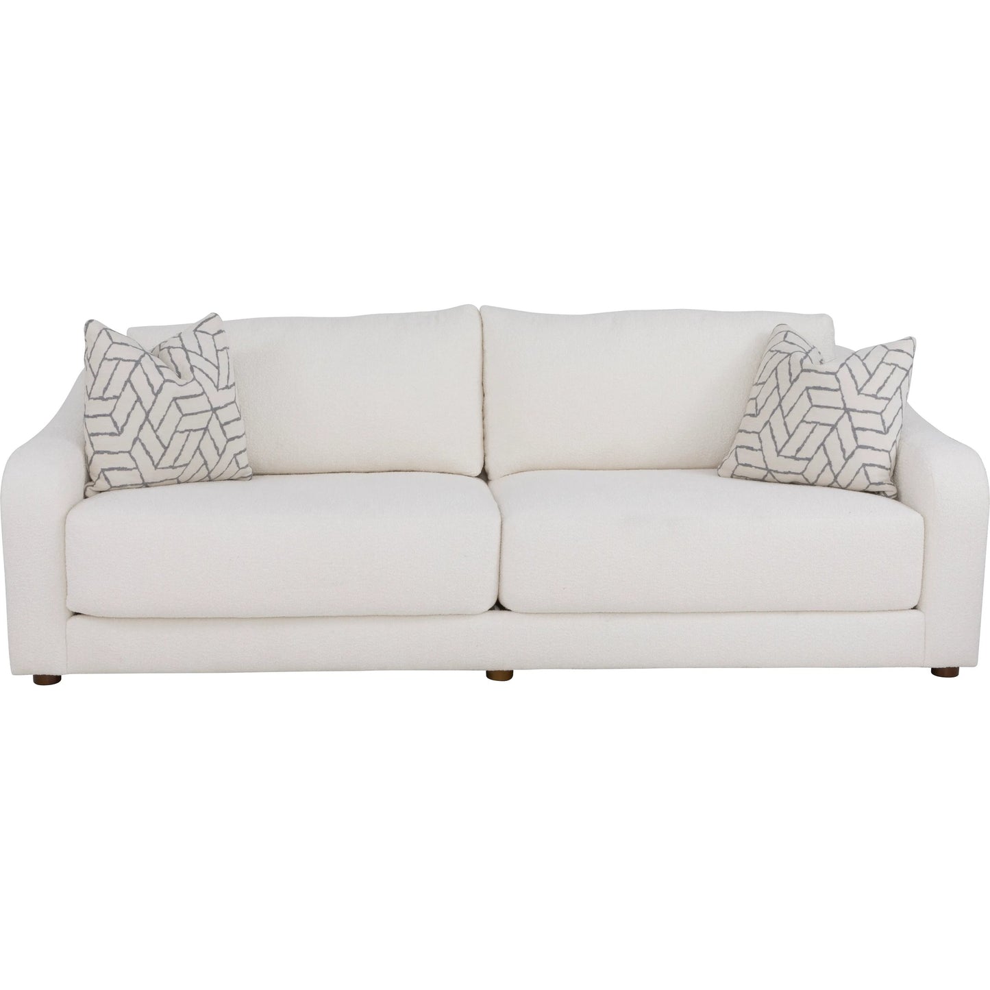 002 SI-2636181 | Additional Silo | Hollis Grande Sofa by Fairfield Chair in cream and white. Made from beech solids in a unique style.