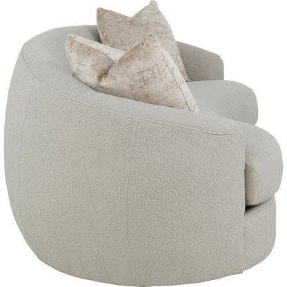 Marilyn Grande Sofa by Fairfield Chair in light grey and dove. Made from unique in a unique style.