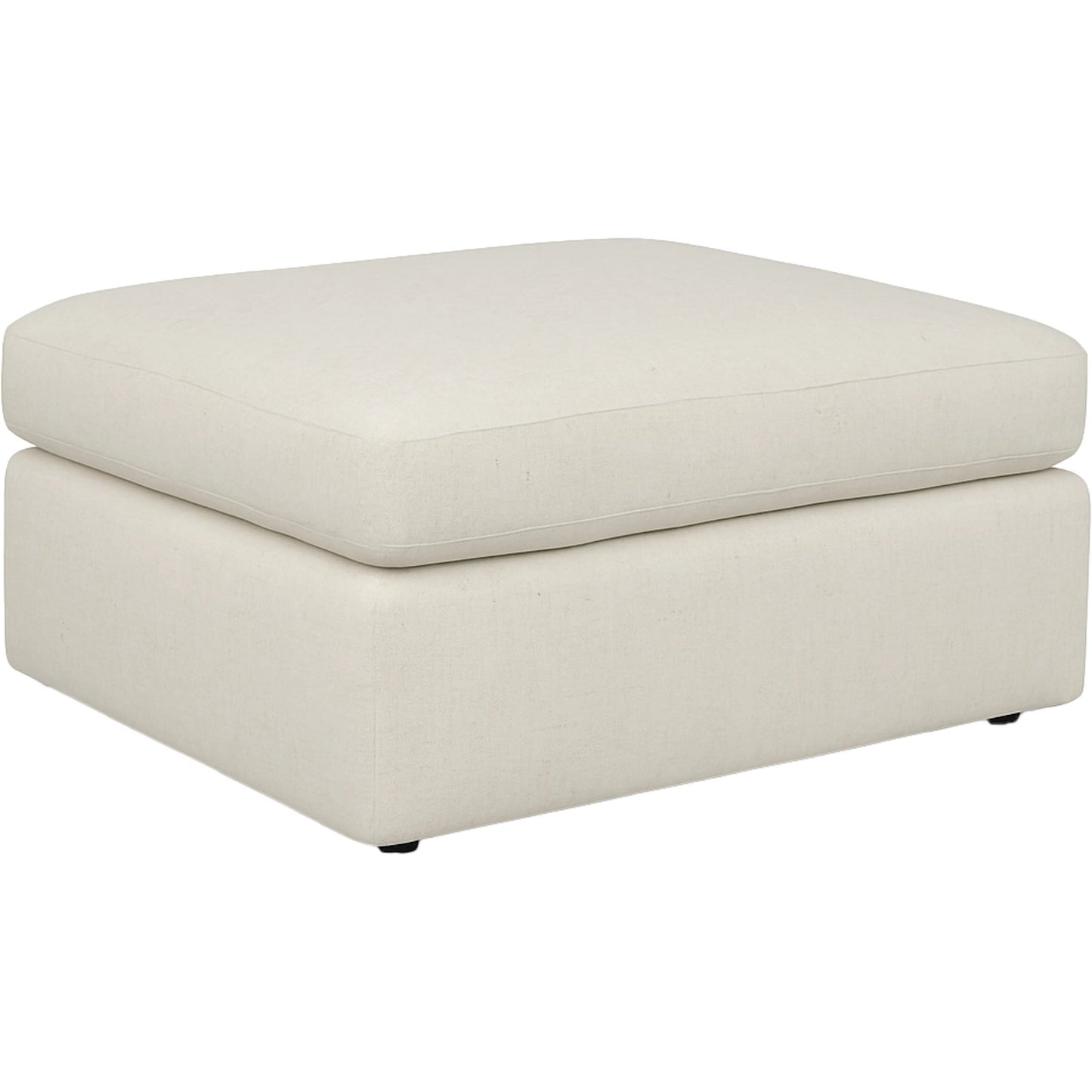 001 SI-2636191 | Primary Silo | Libby Langdon Francis Bumper Ottoman by Fairfield Chair in cream and ivory. Made from unique in a unique style.