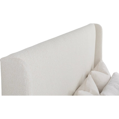 Libby Langdon Brentwood Bed by Fairfield Chair in cream and coconut. Made from unique in a unique style.