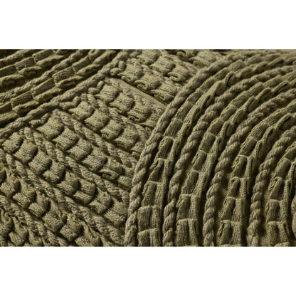 PLL0173 Pillow by Loloi in moss. Made from cotton, rayon in a eclectic & global style.