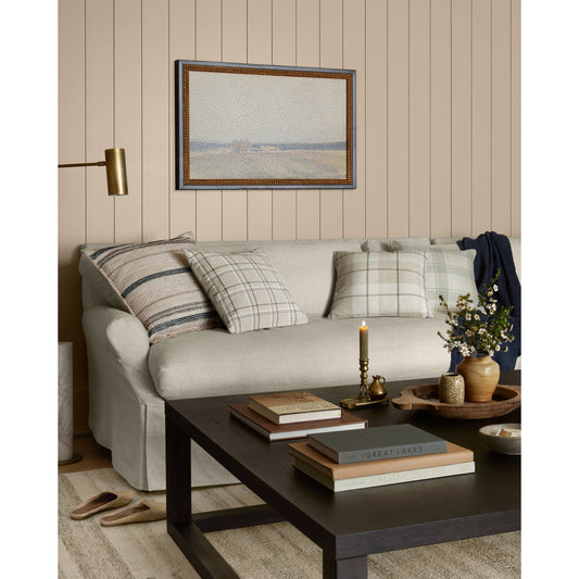 PCJ0010 Pillow by Chris Loves Julia x Loloi in sage, multi. Made from 100% cotton in a modern style.
