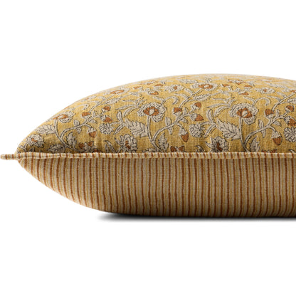 PLL0164 Pillow by Loloi. Made from 100% linen in a traditional style.