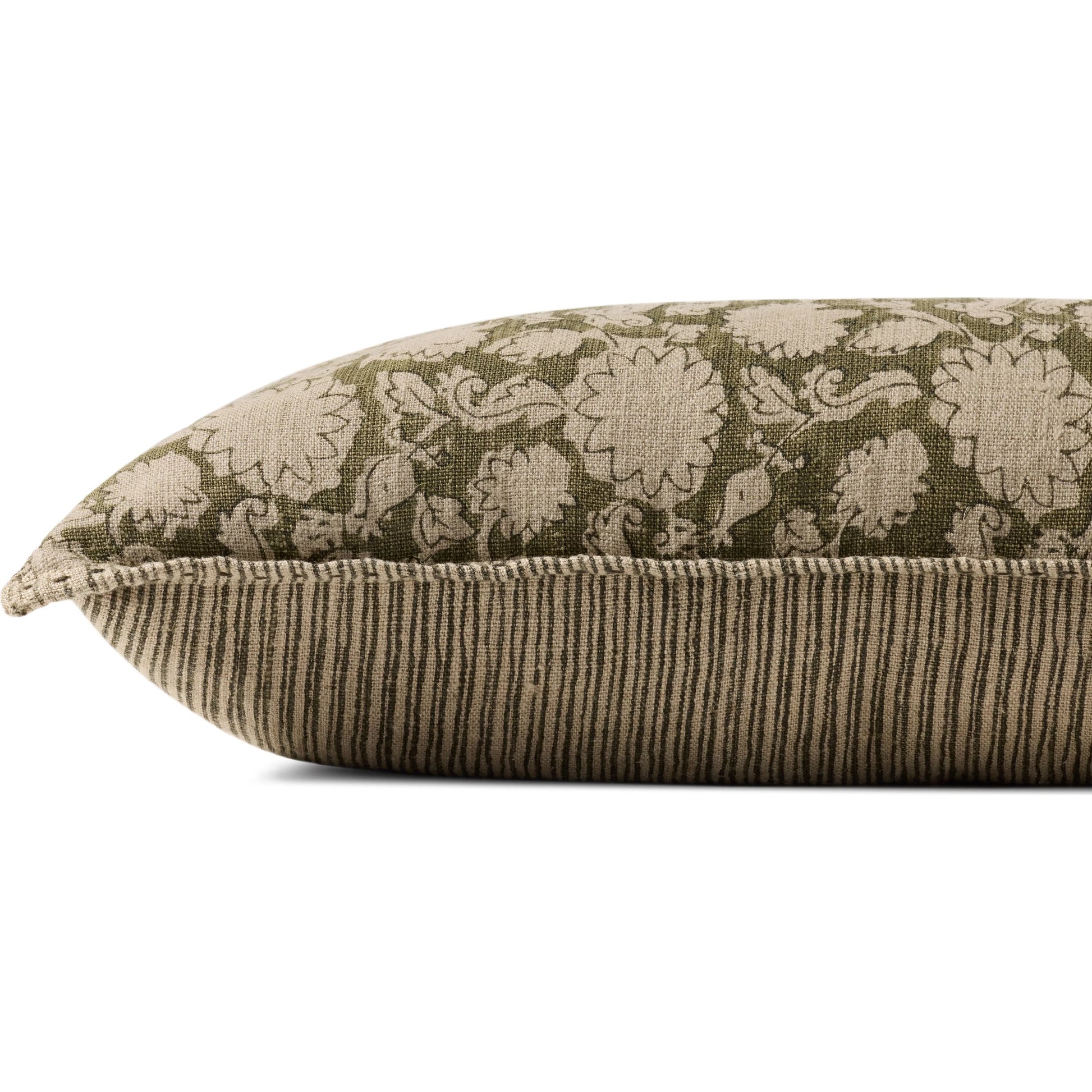 PLL0165 Pillow by Loloi. Made from 100% linen in a traditional style.