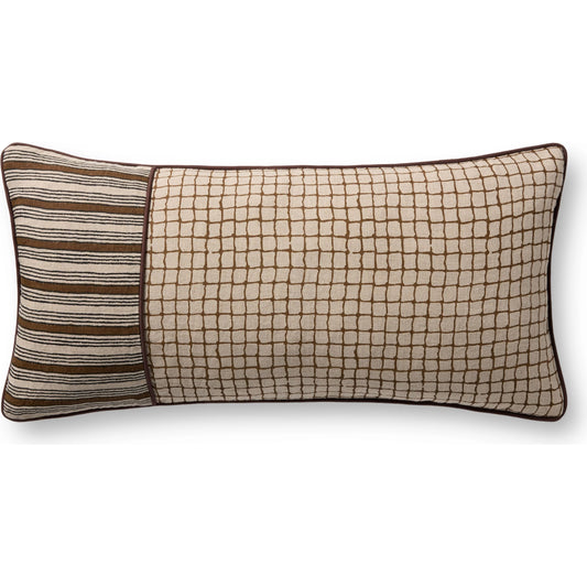 PLL0198 Pillow by Loloi. Made from 100% linen in a unique style.