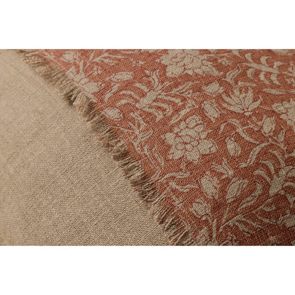 PLL0203 Pillow by Loloi in orange, natural. Made from 100% linen in a traditional style.