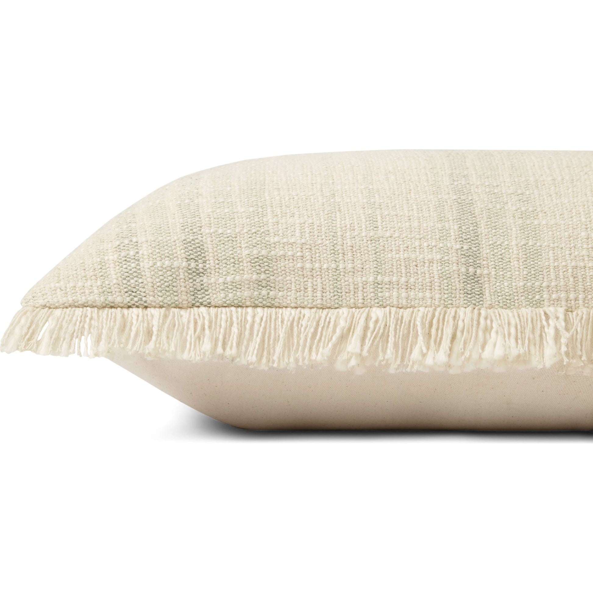 Forrest PAR0007 Pillow by Angela Rose x Loloi in ivory, sage. Made from 100% cotton in a unique style.