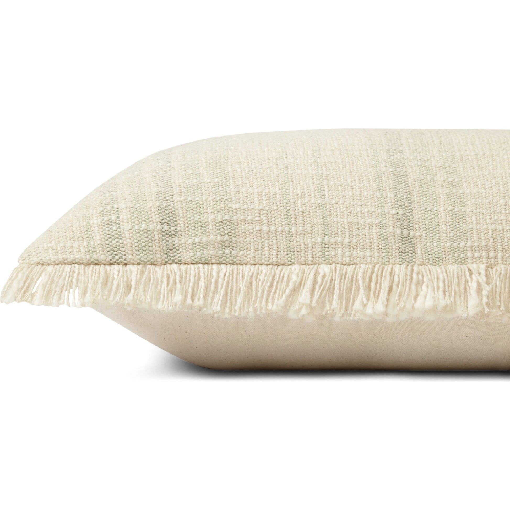 Forrest PAR0007 Pillow by Angela Rose x Loloi in ivory, sage. Made from 100% cotton in a unique style.
