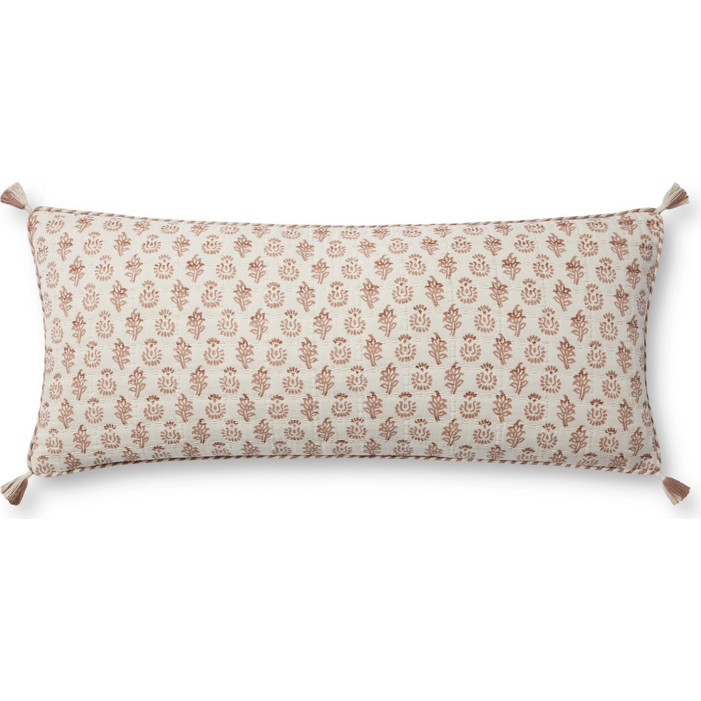001 SI-2156849,SI-2156850 | Additional Silo | PLL0112 Pillow by Loloi in rose, ivory. Made from 100% cotton in a modern style.