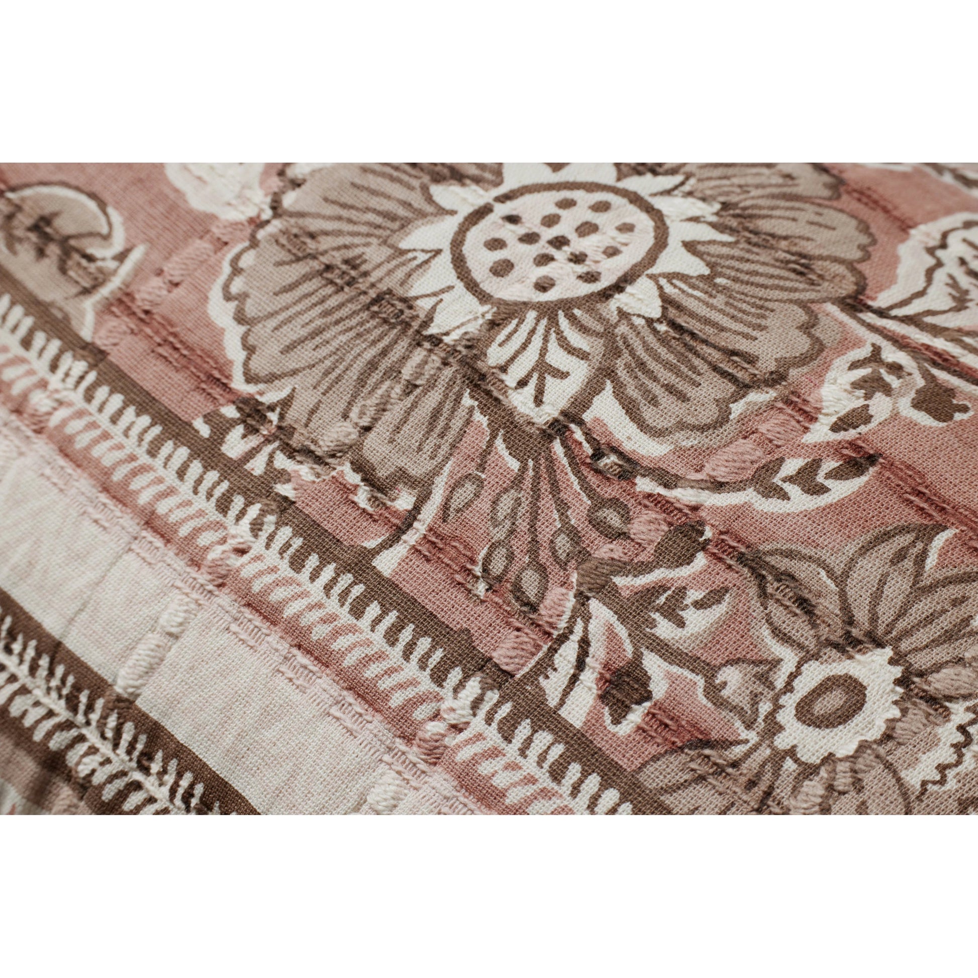 PLL0112 Pillow by Loloi in rose, ivory. Made from 100% cotton in a modern style.