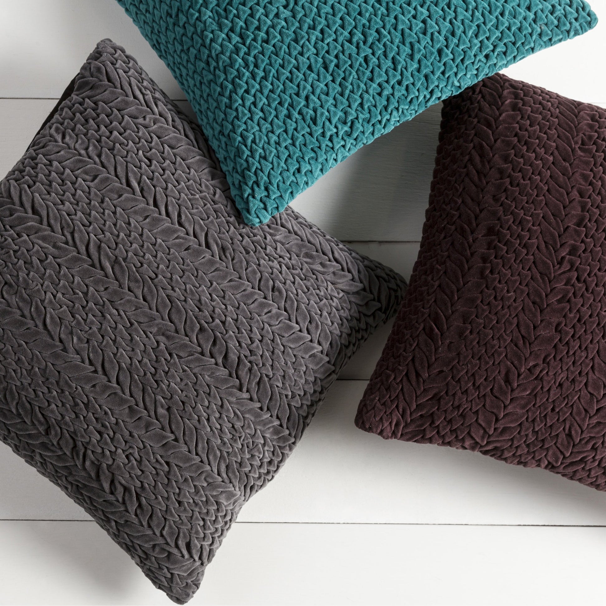 Velvet Luxe Pillow - 13257 by Surya in burgundy. Made from unique in a modern style.