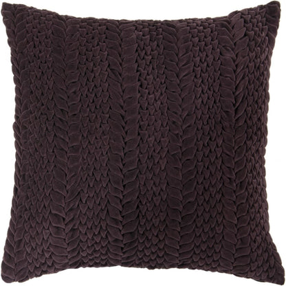 Velvet Luxe Pillow - 13257 by Surya in eggplant. Made from unique in a modern style.