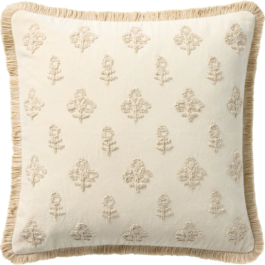 PCJ0025 Pillow by Chris Loves Julia x Loloi. Made from 100% cotton in a traditional style.