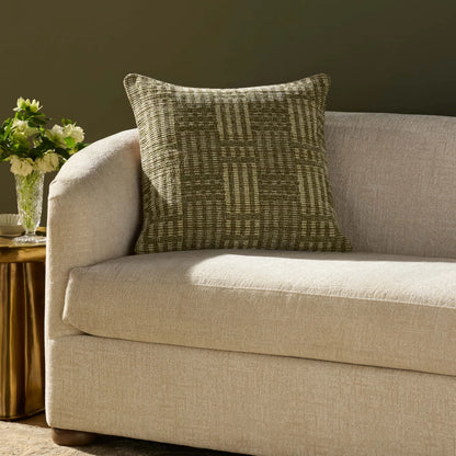 PCJ0037 Pillow by Chris Loves Julia x Loloi. Made from 50% cotton, 50% polyester pile in a eclectic & global style.