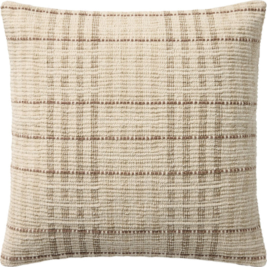 PCJ0037 Pillow by Chris Loves Julia x Loloi. Made from 50% cotton, 50% polyester pile in a eclectic & global style.