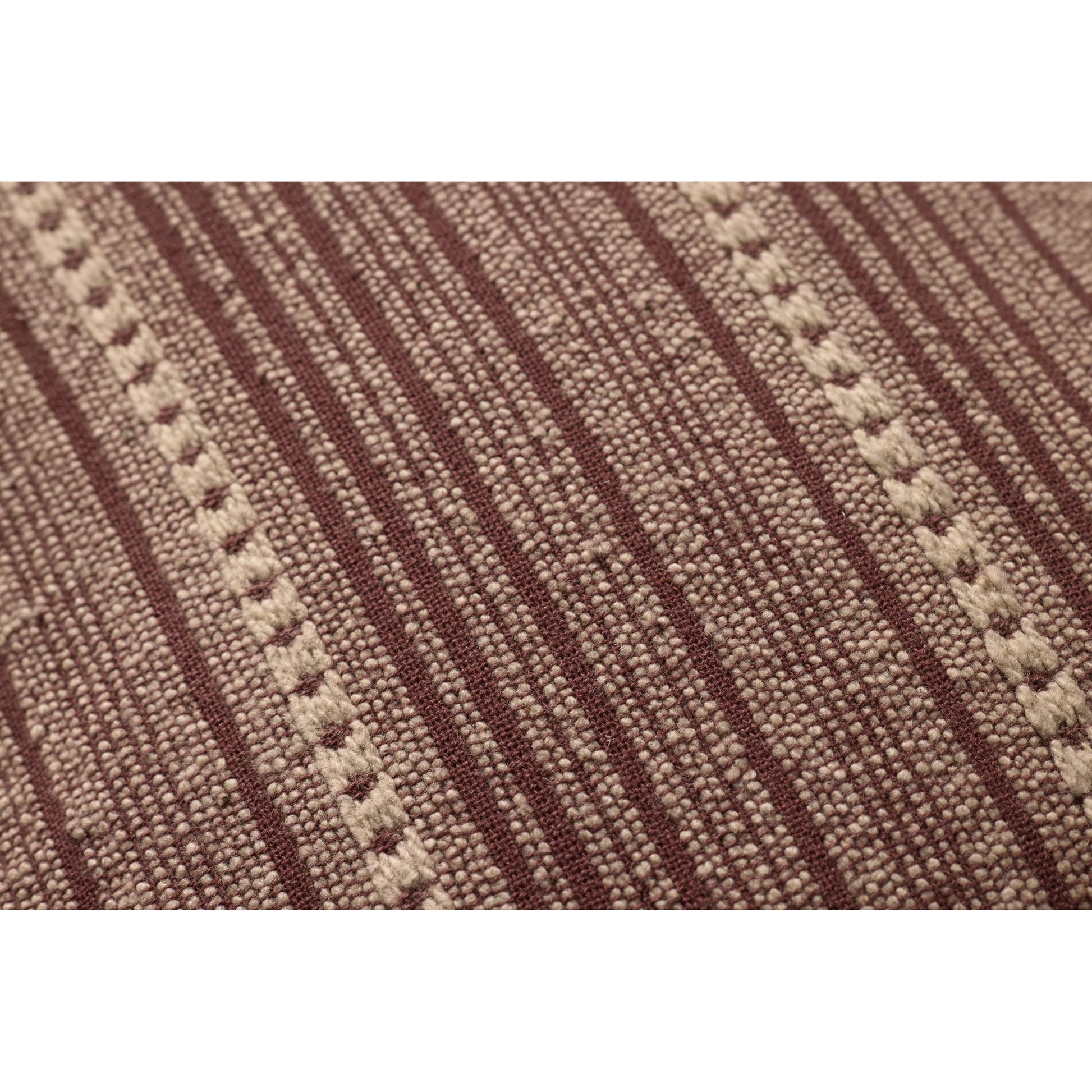 PCJ0023 Wine Pillow by Chris Loves Julia x Loloi in wine, natural. Made from 100% cotton in a modern style.