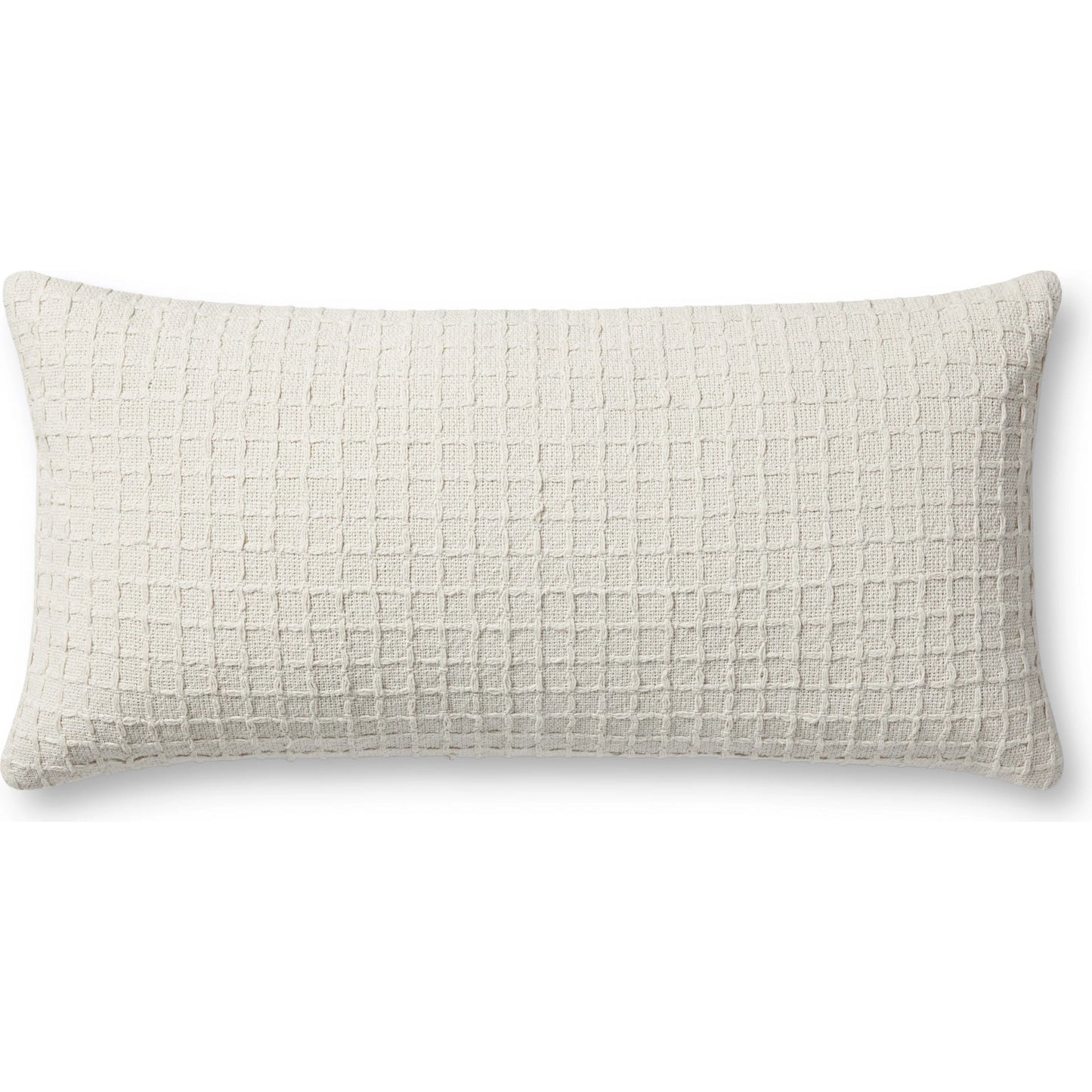 001 SI-2352072,SI-2352074 | Primary Silo | PJS0015 Pillow by Jean Stoffer x Loloi in ivory. Made from 100% cotton in a transitional style.