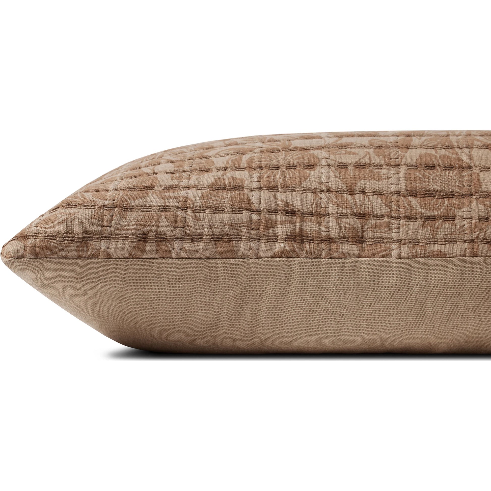 PJS0022 Pillow by Jean Stoffer x Loloi in cinnamon. Made from 100% cotton in a traditional style.