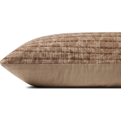 PJS0022 Pillow by Jean Stoffer x Loloi in cinnamon. Made from 100% cotton in a traditional style.