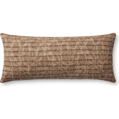 PJS0022 Pillow by Jean Stoffer x Loloi in cinnamon. Made from 100% cotton in a traditional style.
