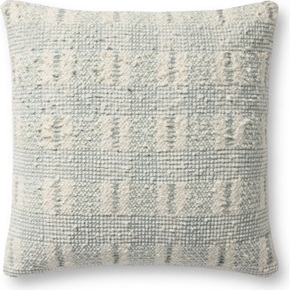 PLL0185 Pillow by Loloi. Made from 100% cotton in a rustic style.