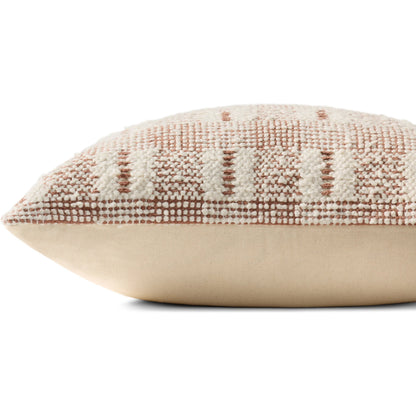 PLL0185 Pillow by Loloi. Made from 100% cotton in a rustic style.