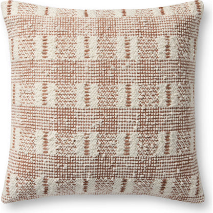 PLL0185 Pillow by Loloi. Made from 100% cotton in a rustic style.