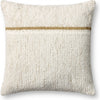 Ivory, Gold / 22" x 22" Cover w/Down